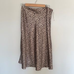 Princess Polly leopard midi skirt